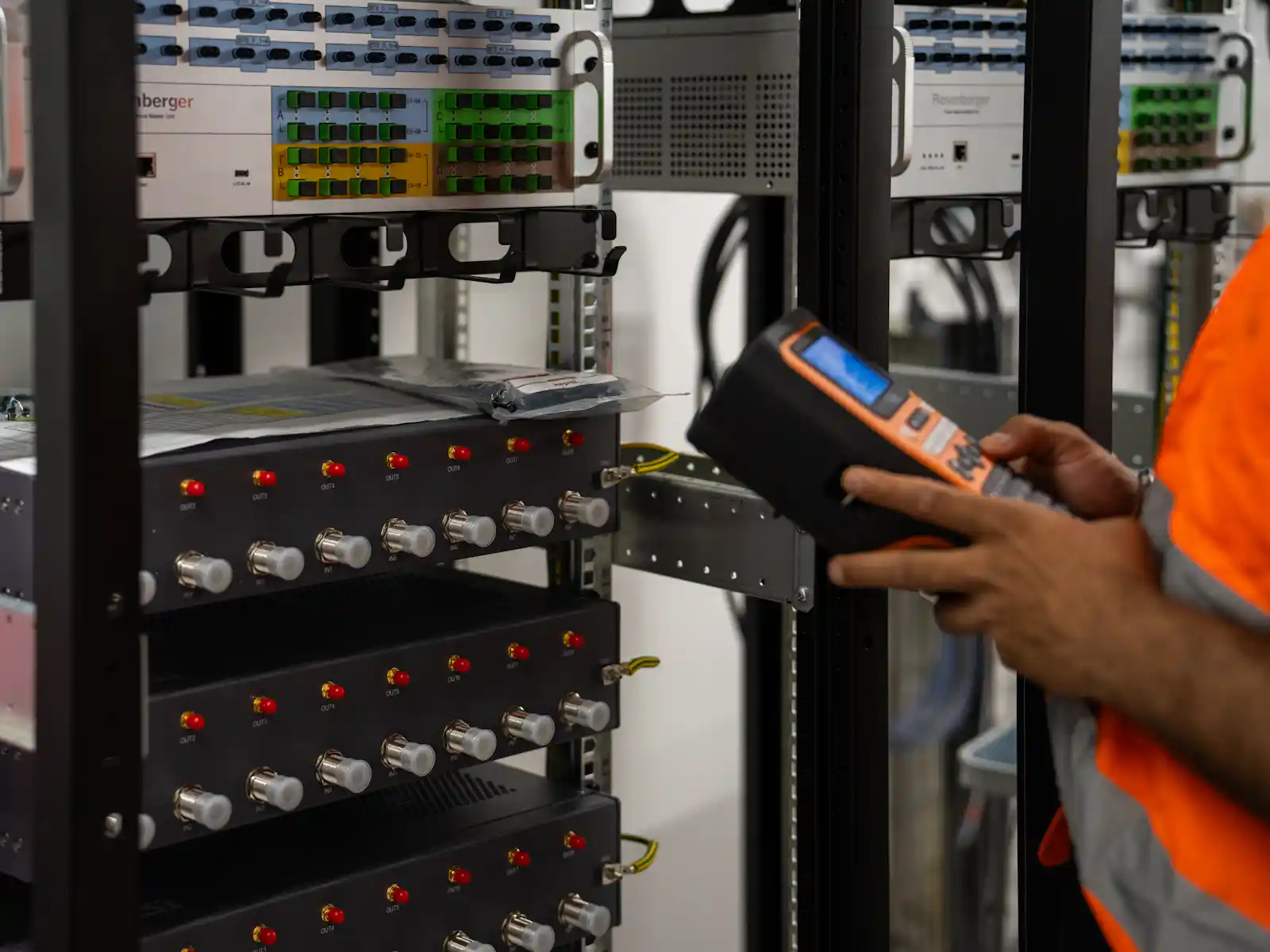 Website hosting servers in a data center